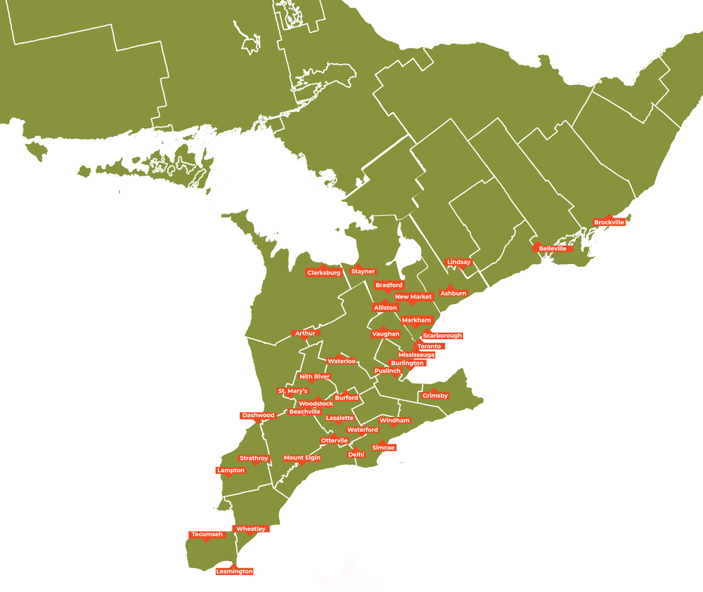 map_Ontario Map of Ontario